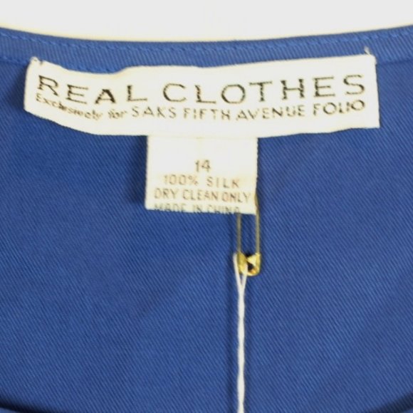 Real Clothes Blue Women's 2 Pc Career Tank Blazer Set Outfit 14 038 - Picture 4 of 6